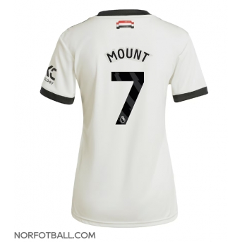 Billige Fotballdrakt Manchester United Mason Mount #7 Replika Tredjedrakt Dame 2024-25 Kortermet